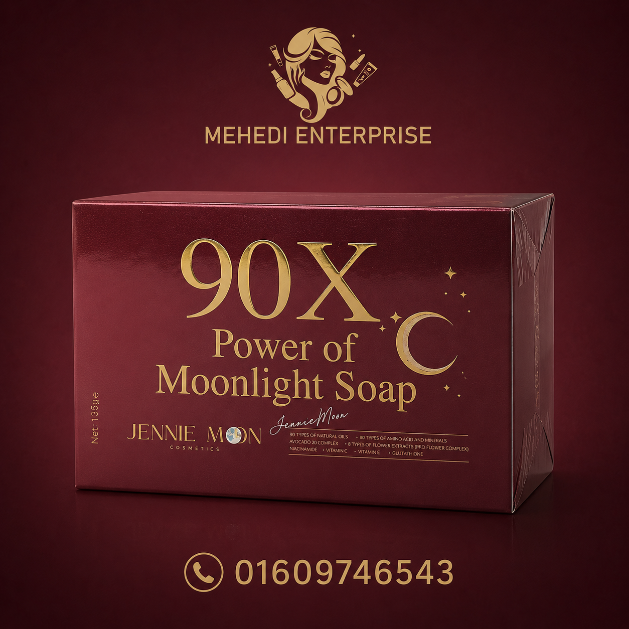 90x power of moonlight soap