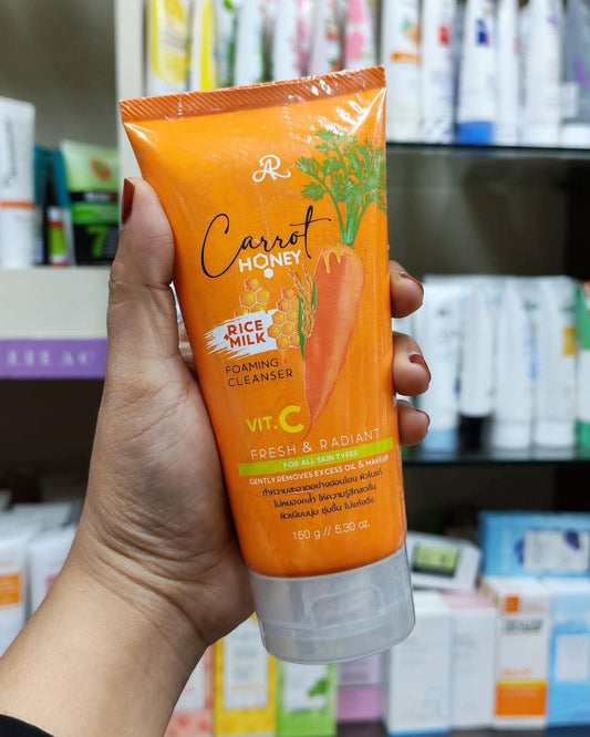Carrot Honey Rice Milk Foaming Cleanser