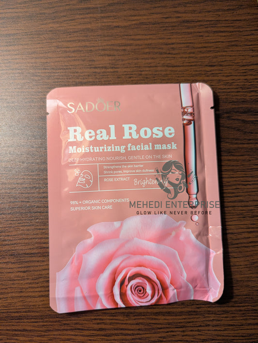 Sadofr Real Rose Moisturizing Facial Mask