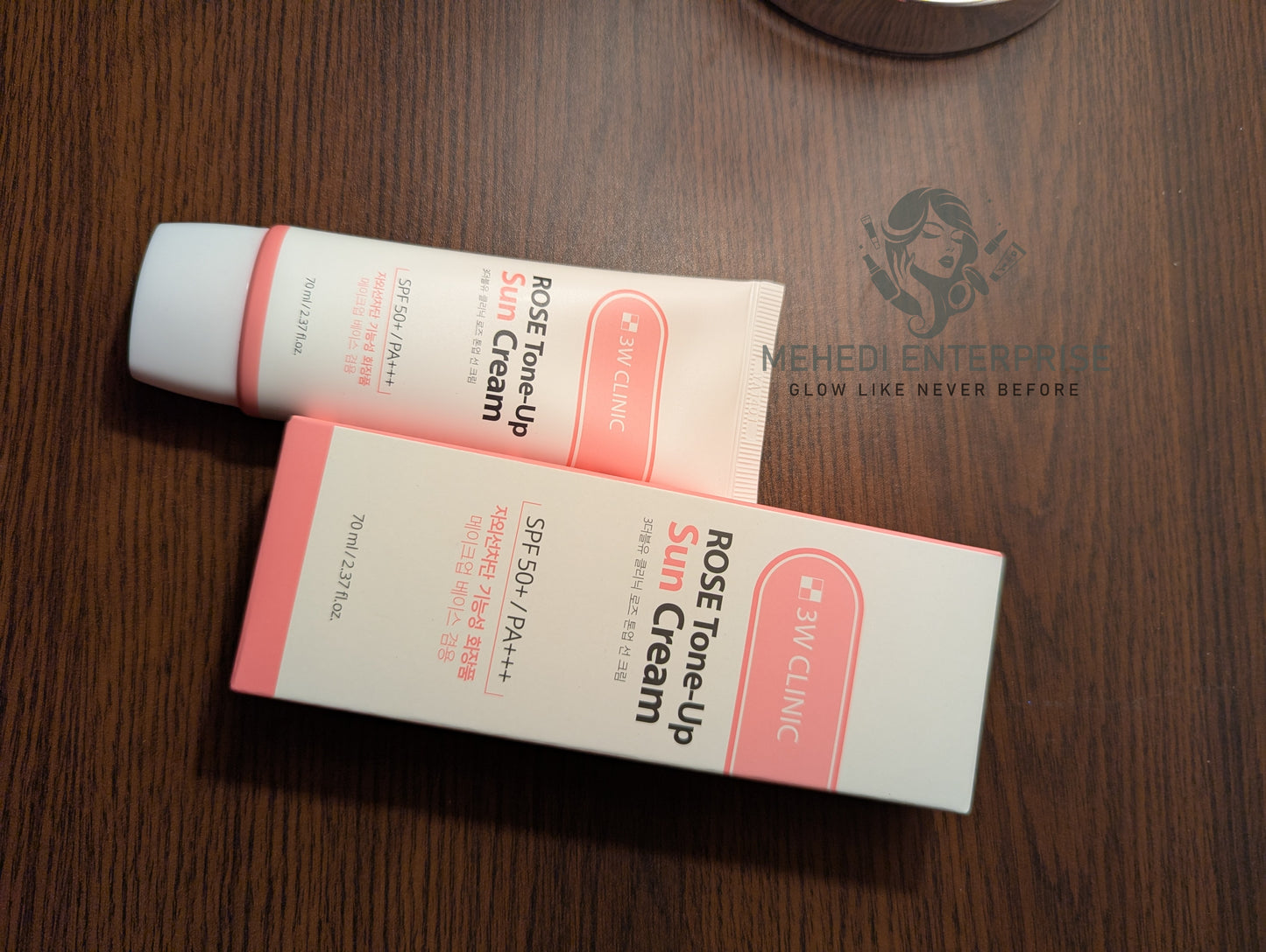 3w Clinic Rose Tone-Up Sun Cream