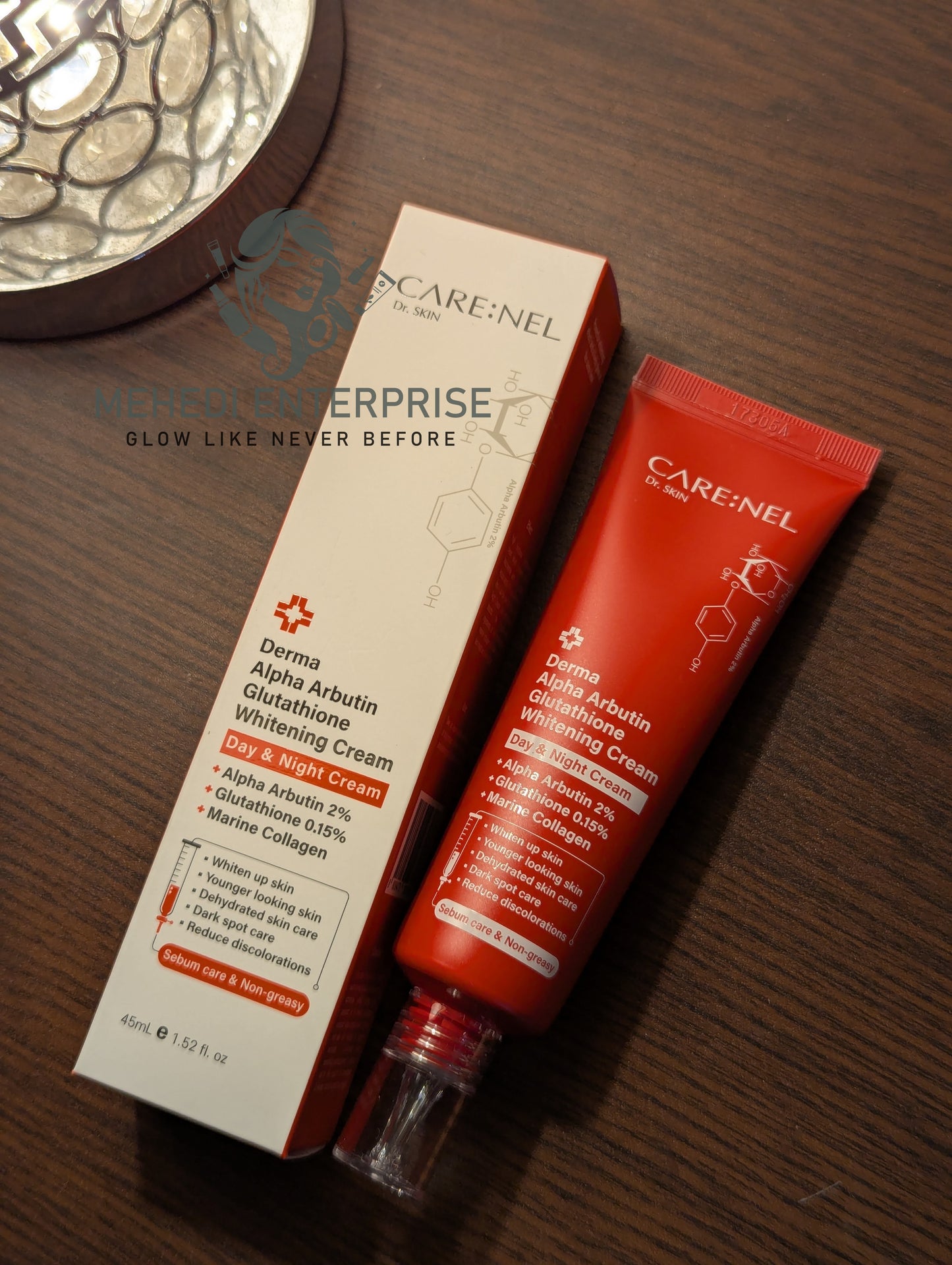 CARENEL Derma Alpha Arbutin Glutathione Whitening Cream