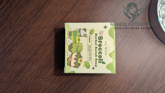 Broccoli Herbal Scrub Soap
