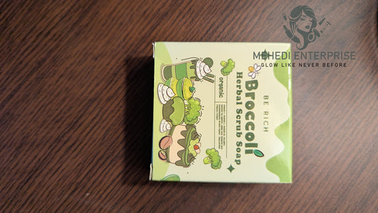 Broccoli Herbal Scrub Soap