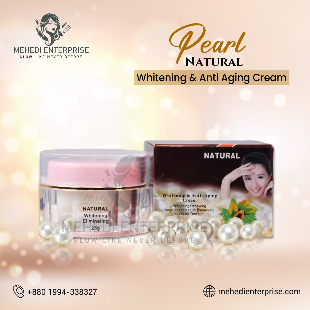 Pearl Natural Whitening & Anti-Aging Cream