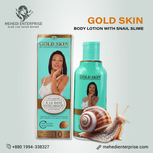 Gold Skin Body Lotion with Snail Slime